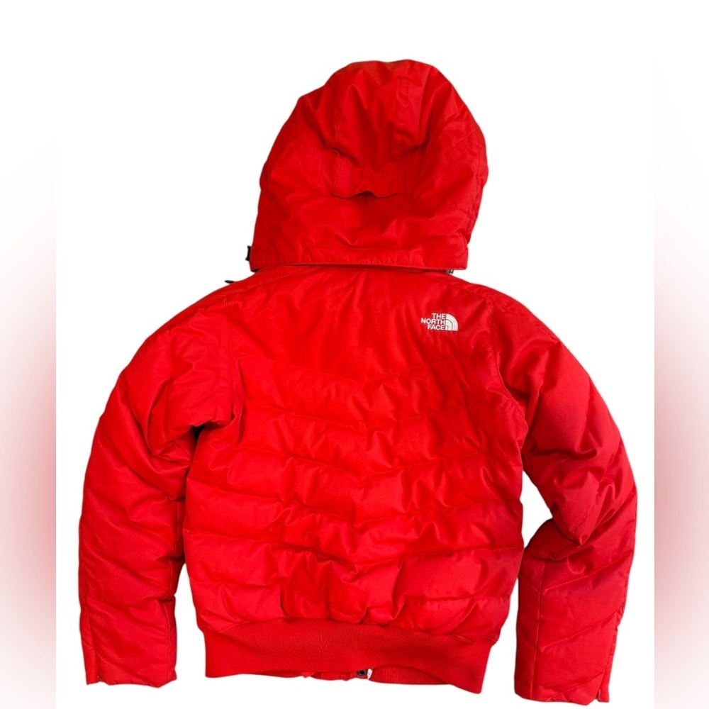 Vintage The North Face Gotham Jacket Women’s XS Red Puffer Argyle Y2K Snow Bunny - Picture 7 of 9